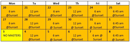 fall schedule - after